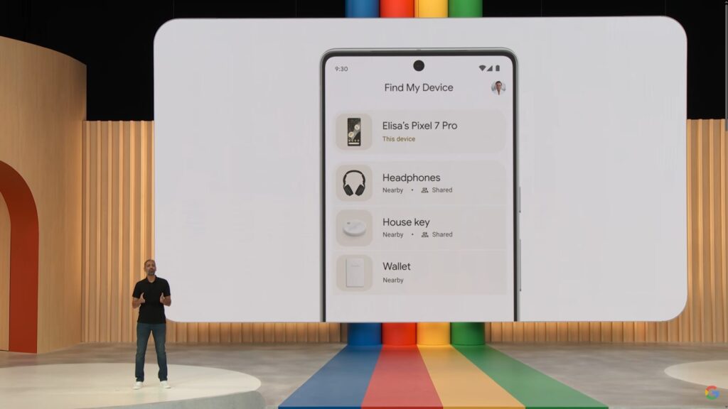 google io 2023 find my device