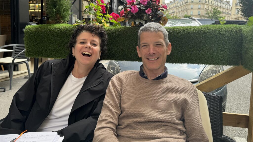 Stéphanie Delestre et Julien Ros