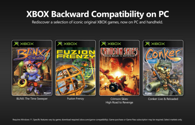 Xbox lance sa rétrocompatibilité PC avec quatre jeux cultes