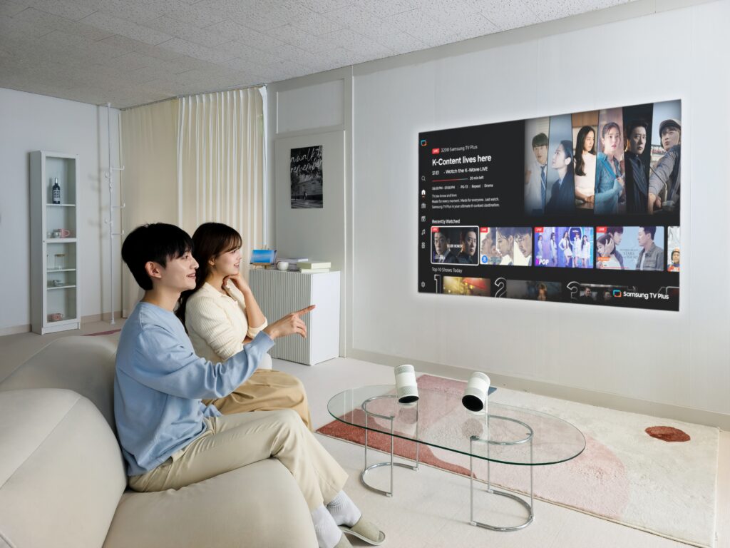 Samsung The Freestyle+ arrive en France avec une projection qui s’ajuste seule